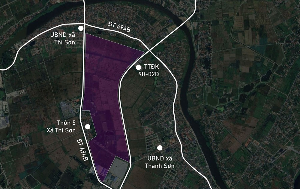Vị trí Khu Công Nghiệp Kim Bảng 3