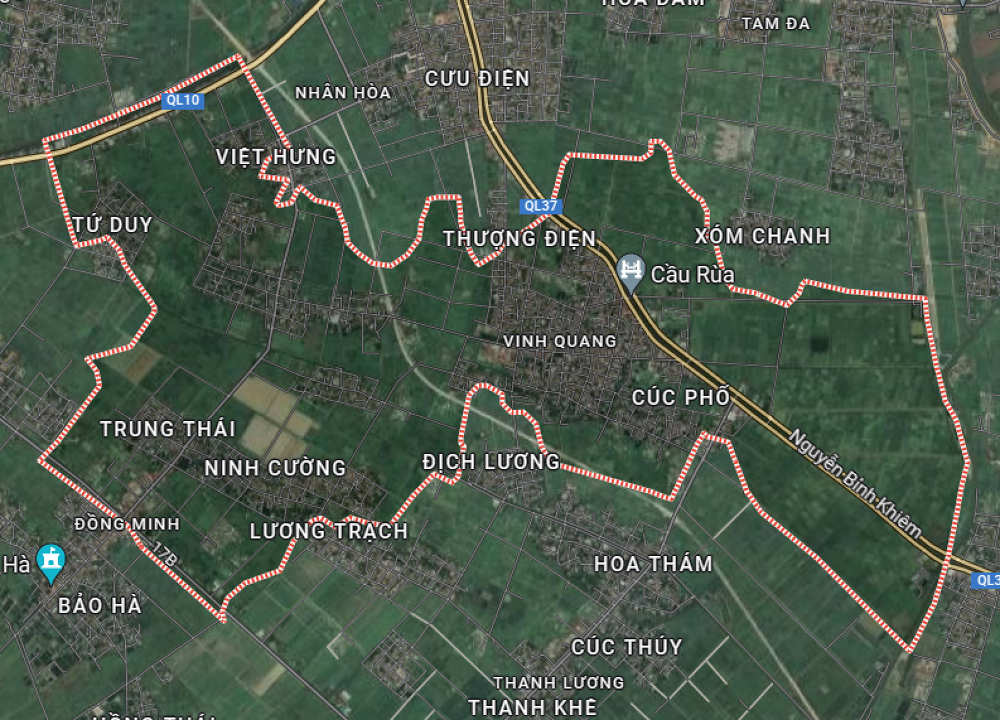 Vị Trí Khu Công Nghiệp Vinh Quang