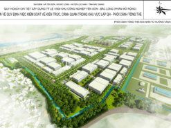 phối cảnh khu công nghiệp Yên Sơn - Bắc Giang