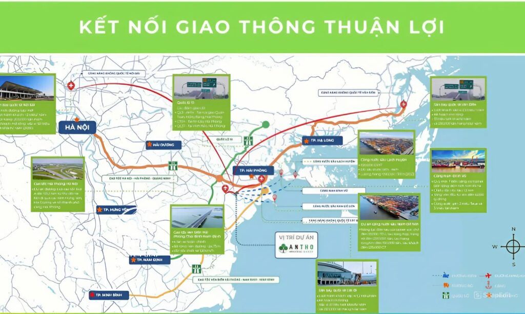 vị trí Cụm Công Nghiệp An Thọ