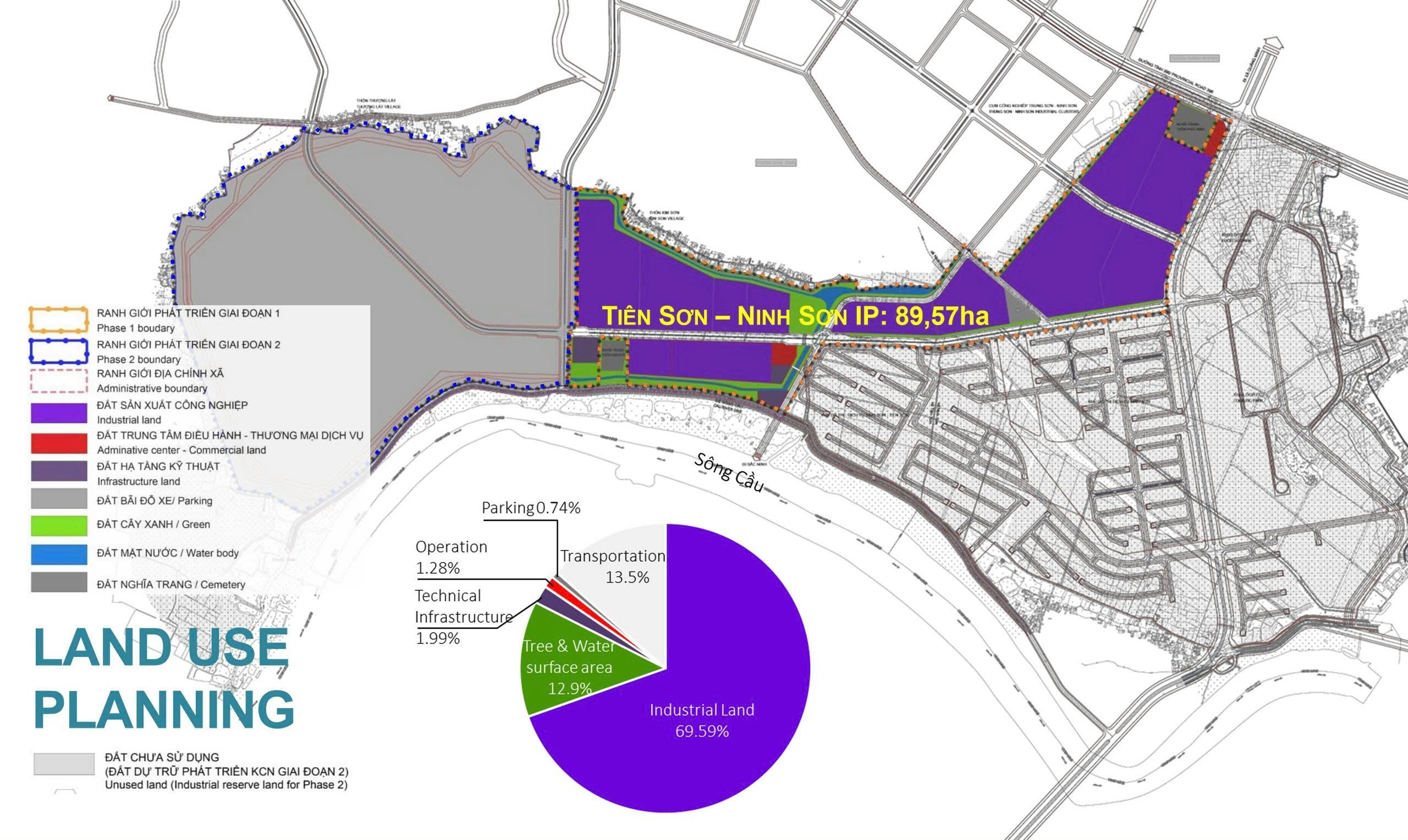 Vị trí Khu công nghiệp Tiên Sơn – Ninh Sơn