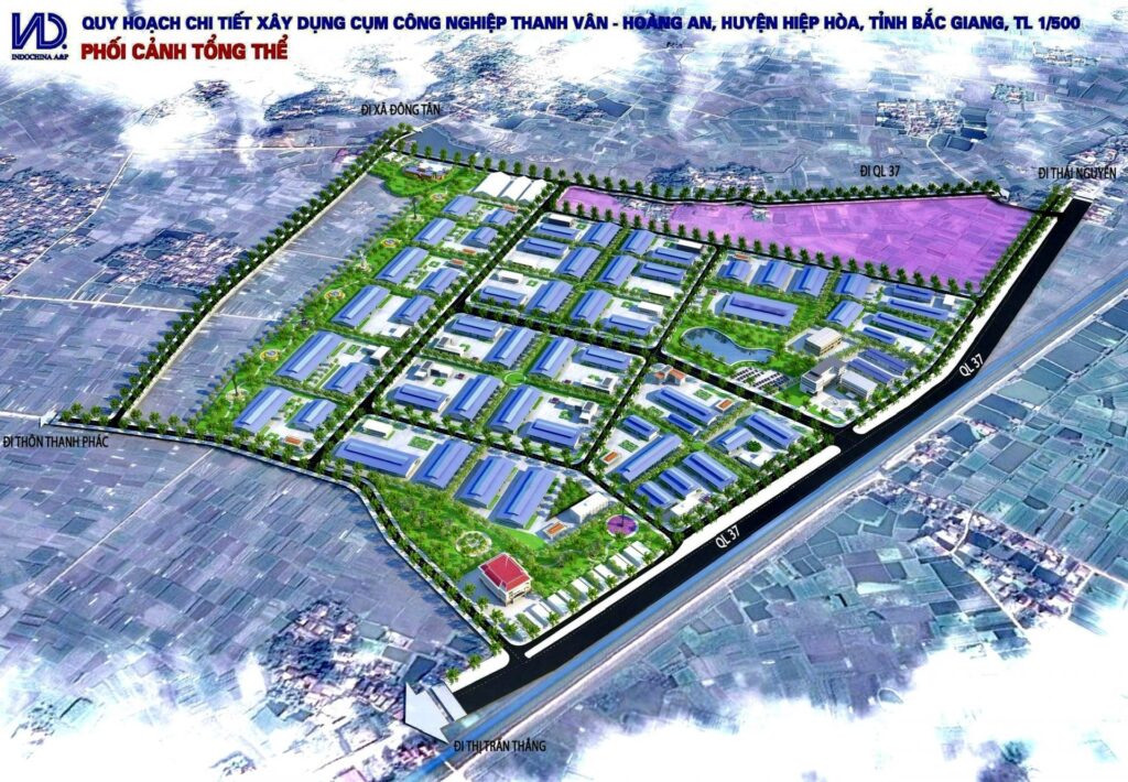 Tổng thể CCN Thanh Vân