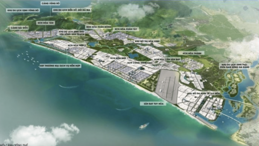 Vị trí CCN Đông Phú Yên