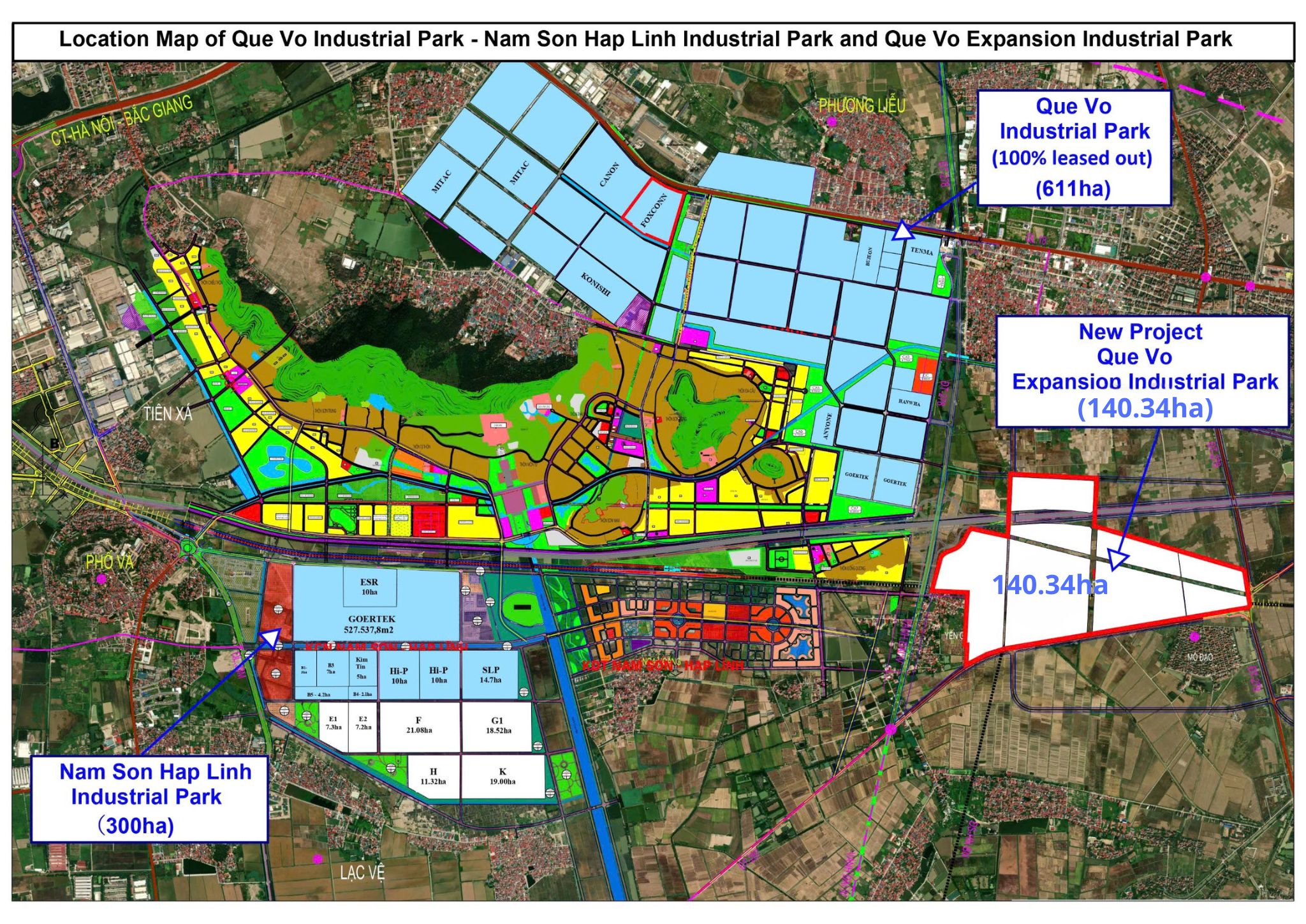 KHU CÔNG NGHIỆP QUẾ VÕ MỞ RỘNG 2