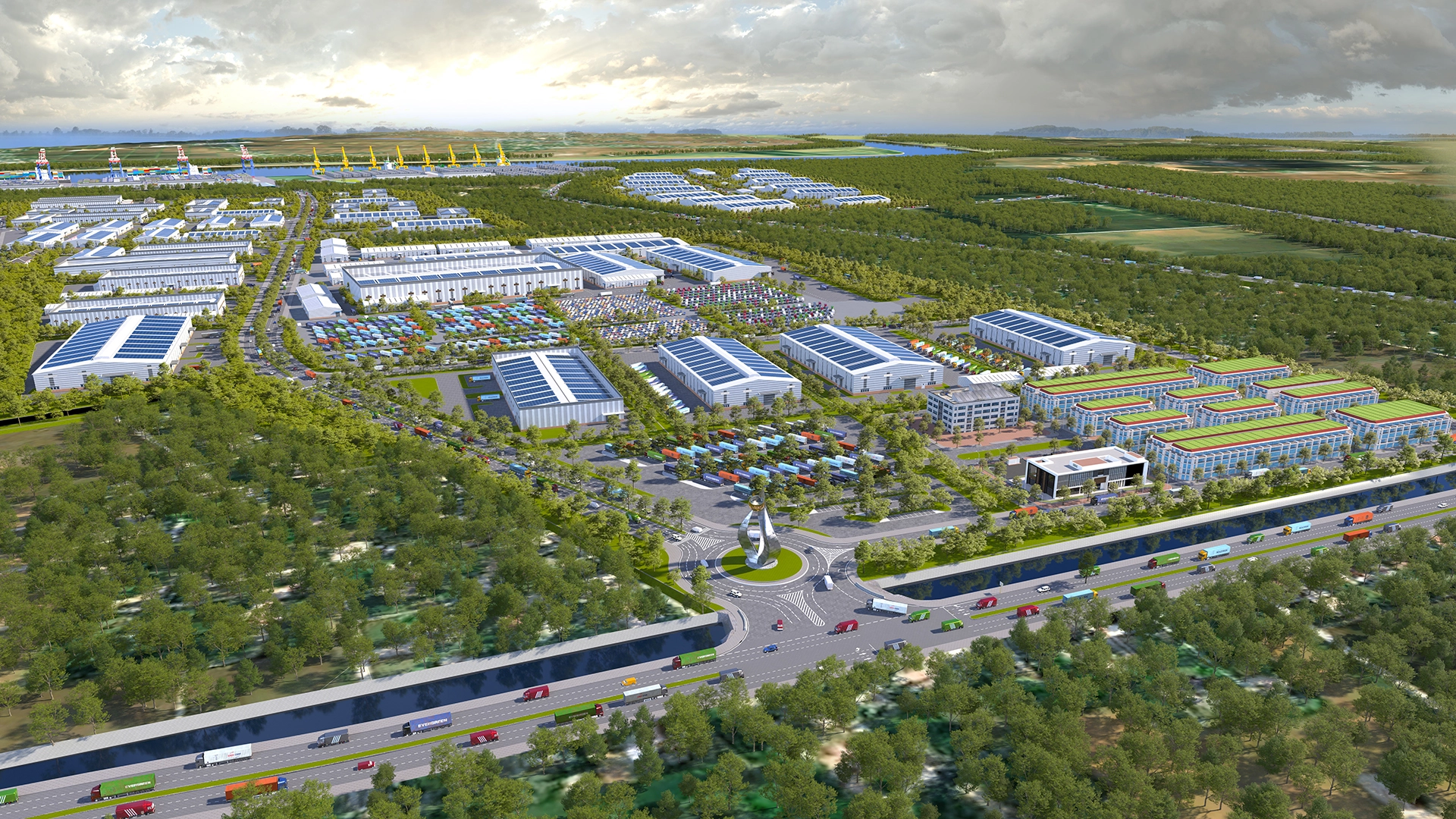 Khu Công Nghiệp Hưng Phú - Tỉnh Hưng Yên